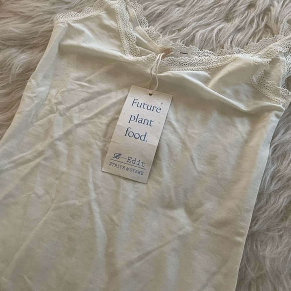 NWT Stripe & Stare Biodegradable Lace Cami S Shopbop sold out - Picture 11 of 11